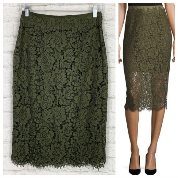 Diane Von Furstenberg Dresses & Skirts - Diane Von Furstenberg Glimmer Lace Pencil Skirt 2
